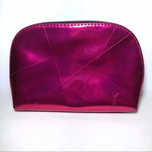 YSL Hot Pink Prism Clutch